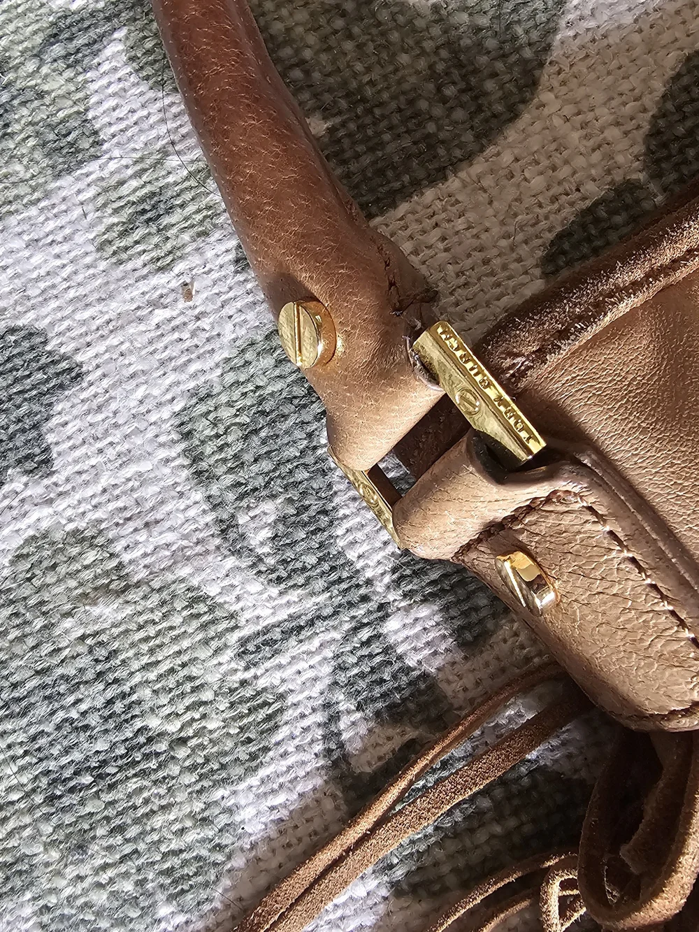 Tory Burch Tan Fringe Leather Shoulder Bag